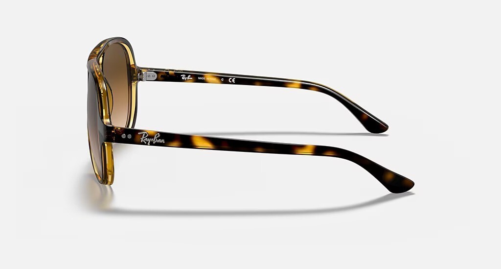 Ray-Ban Cats 5000 Classic Polished Light Havana Frame/Light Brown Gradient Lens