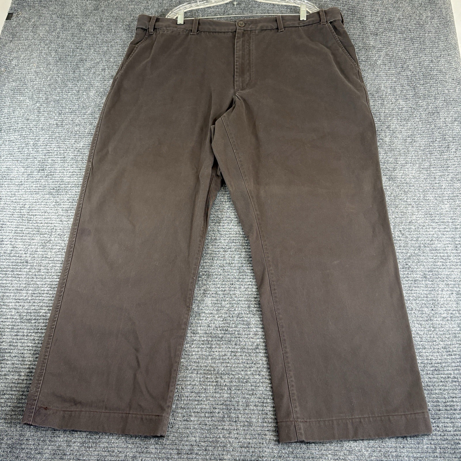 Izod pants men’s 44×34 brown flat front 100% cotton*see inseam length