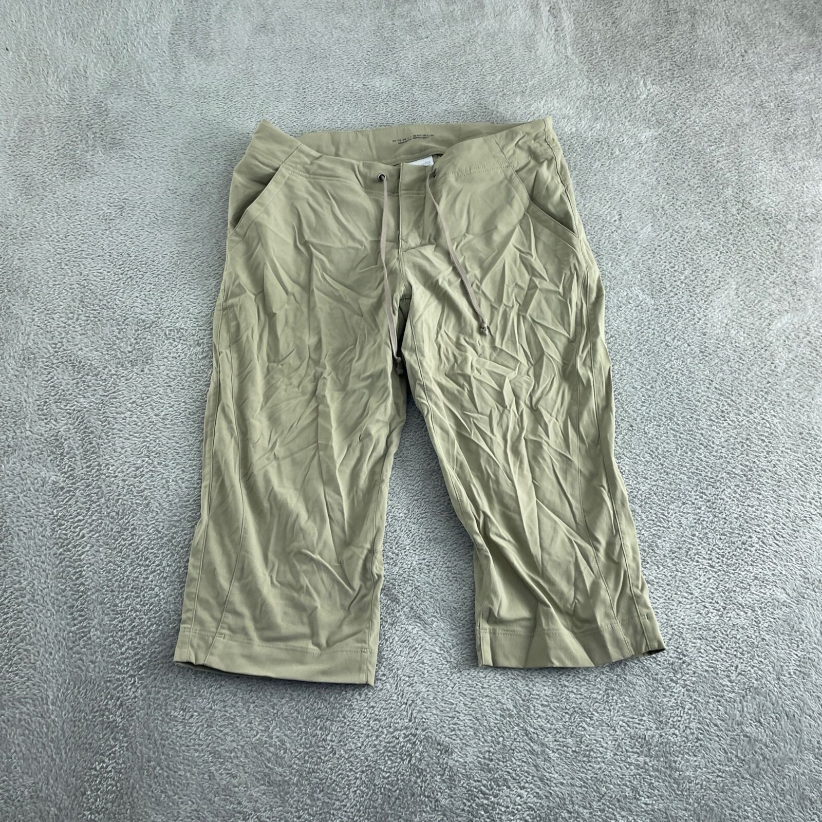 Columbia Womens Omni-Shield Capris Size 18L Nylon/Elastane Khaki 5505