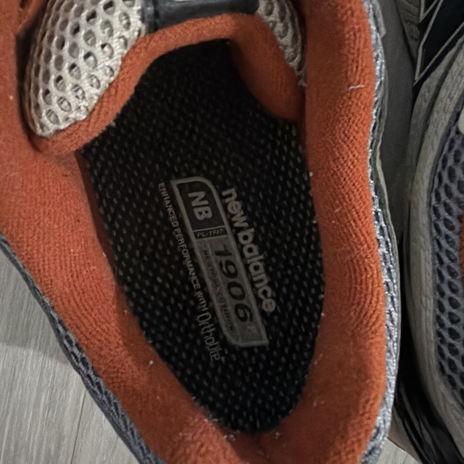 New Balance 1906R beige black orange Width D Men’s Size 13 Preowned