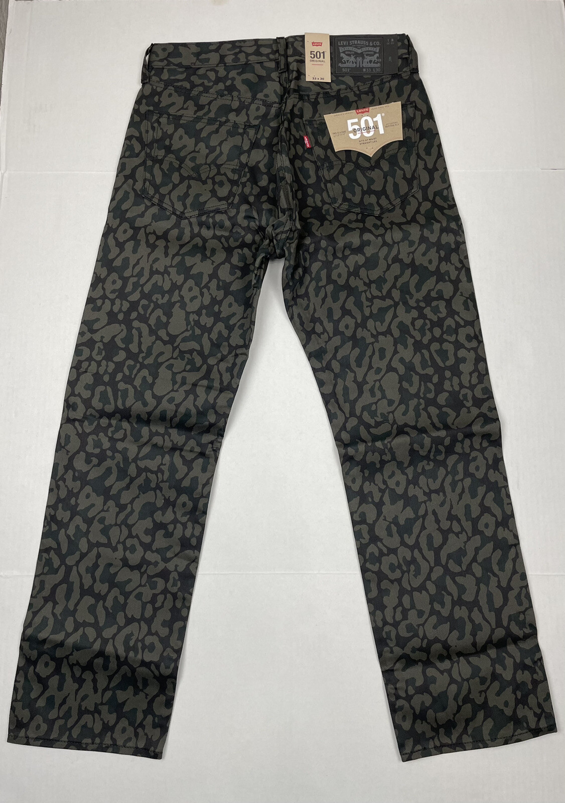 LEVI’S ORIGINAL Men’s CAMO 501 JEANS New, Sizes 30-44