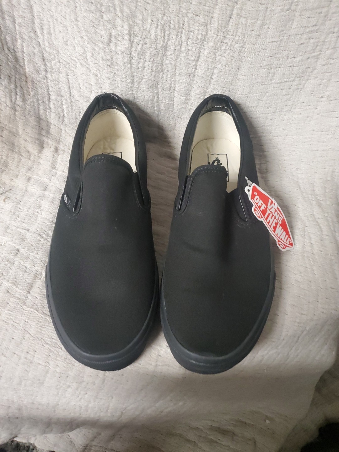 Vans Classics Slip On Black/ Black VN0EYE110M. BKA MEN SIZE 11.0