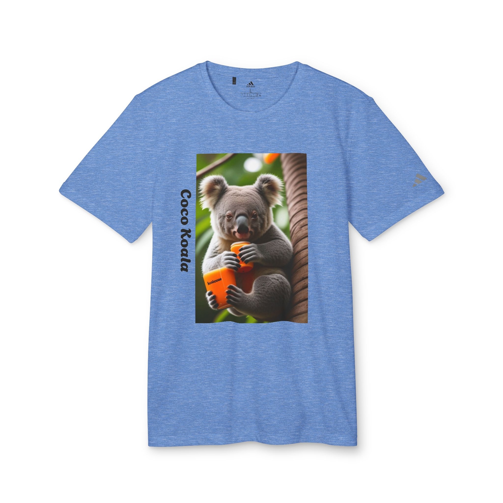 Cute Koala Sport T-shirt Gift, Eco-Friendly Adidas