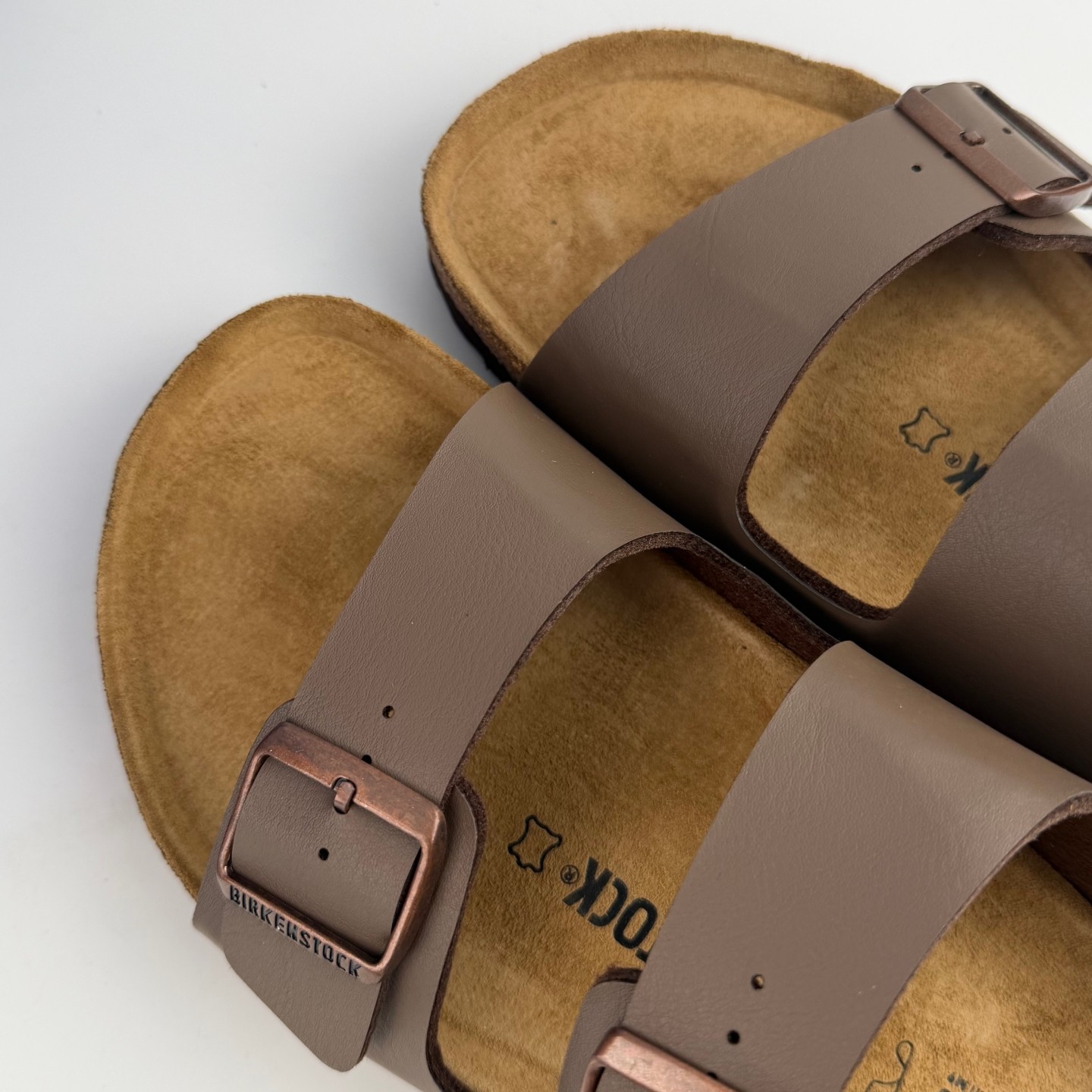 Birkenstock Arizona Birkibuc Mocha Soft Footbed Unisex Sandals Size 37-45