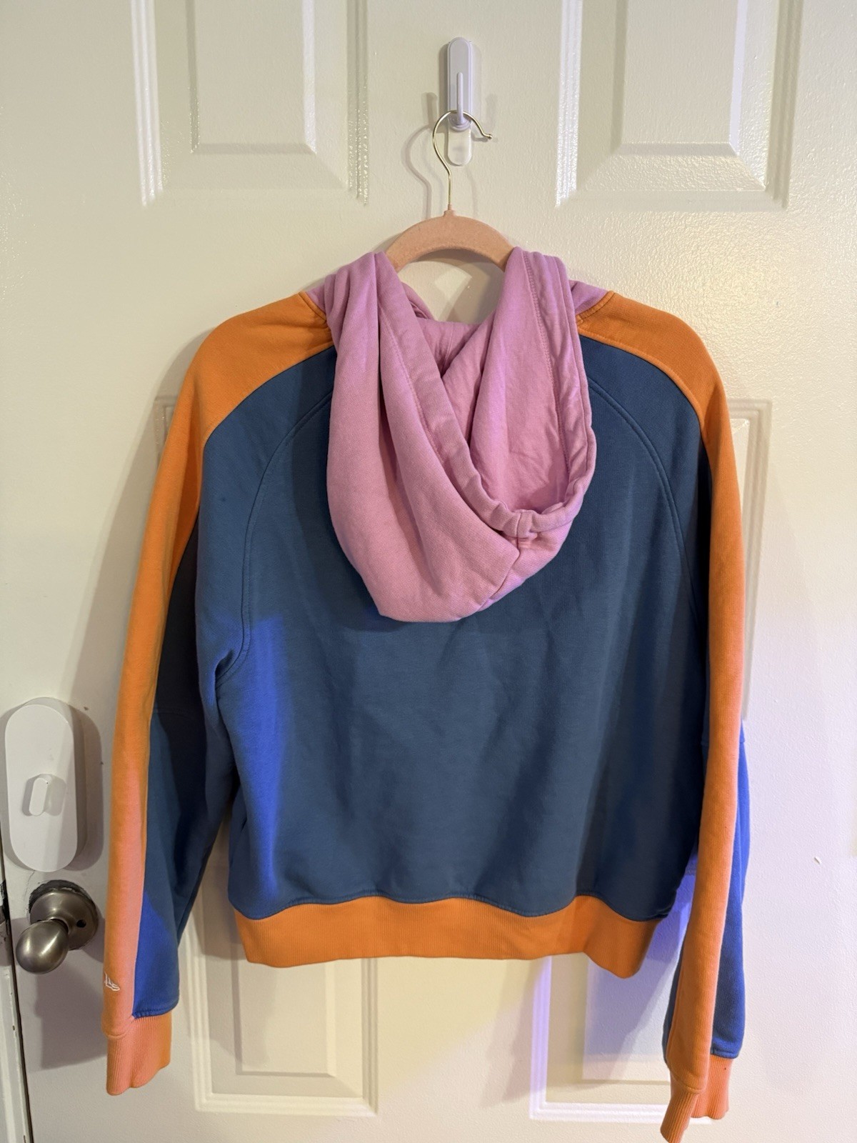 New Era Mariners Graphic Logo Pullover Hoodie Blue Orange Pink Drawstring XL