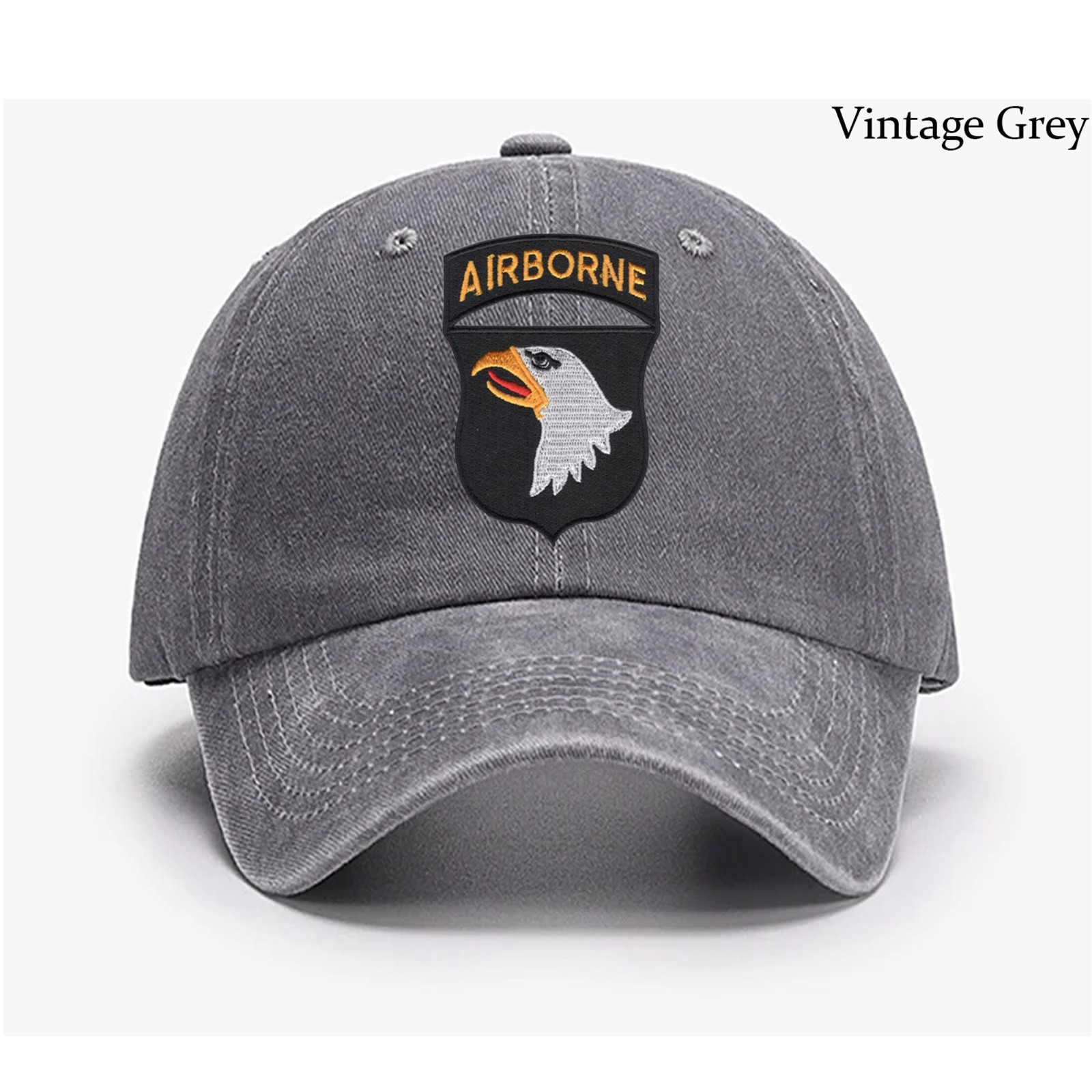 Embroidered Hat 101st Airborne Division, Veteran Cap, Trucker Hat, Baseball Cap