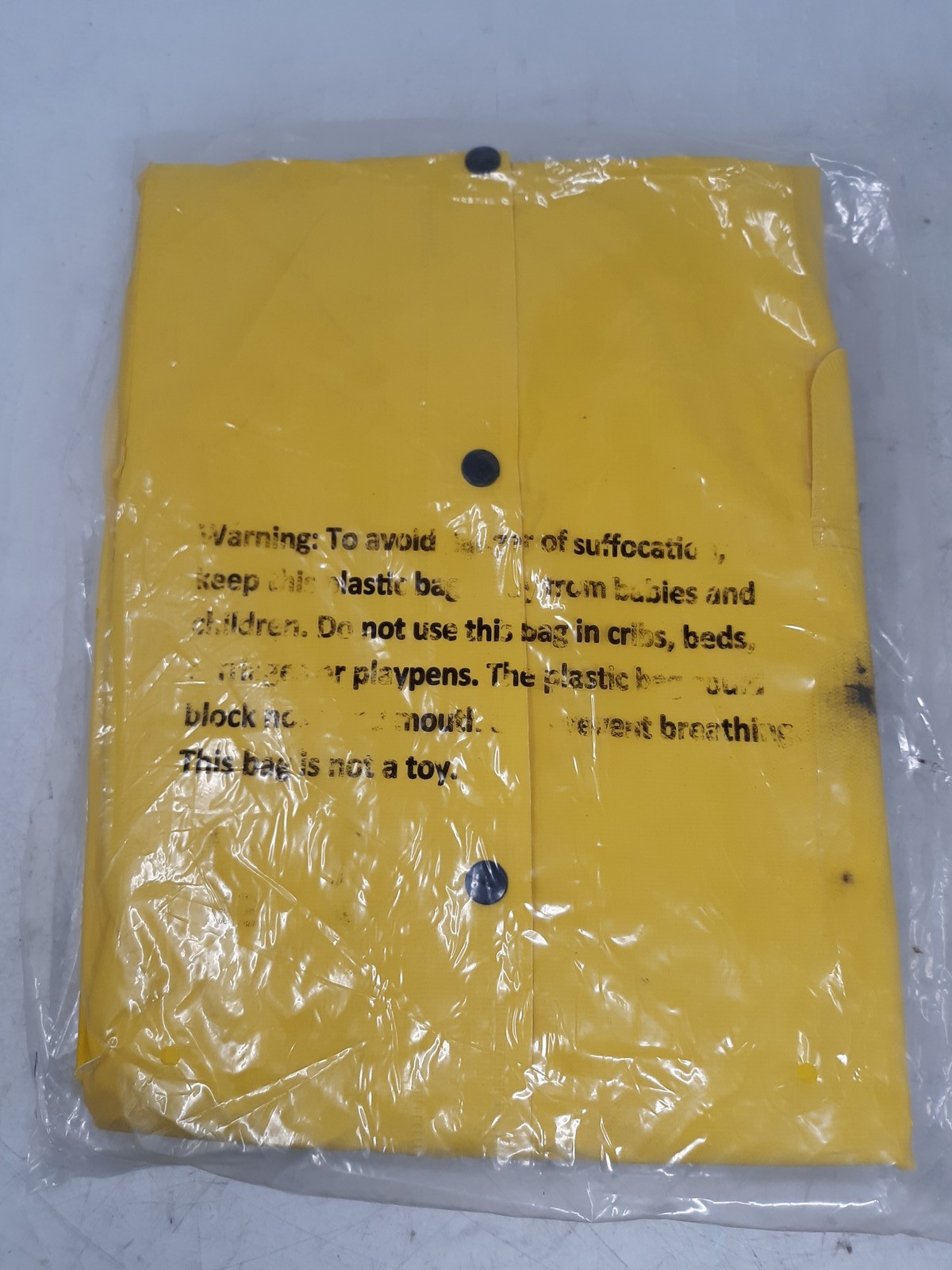 MCR Safety 200C Yellow Waterproof Rain Jacket Men’s Size 2XL Snap Front