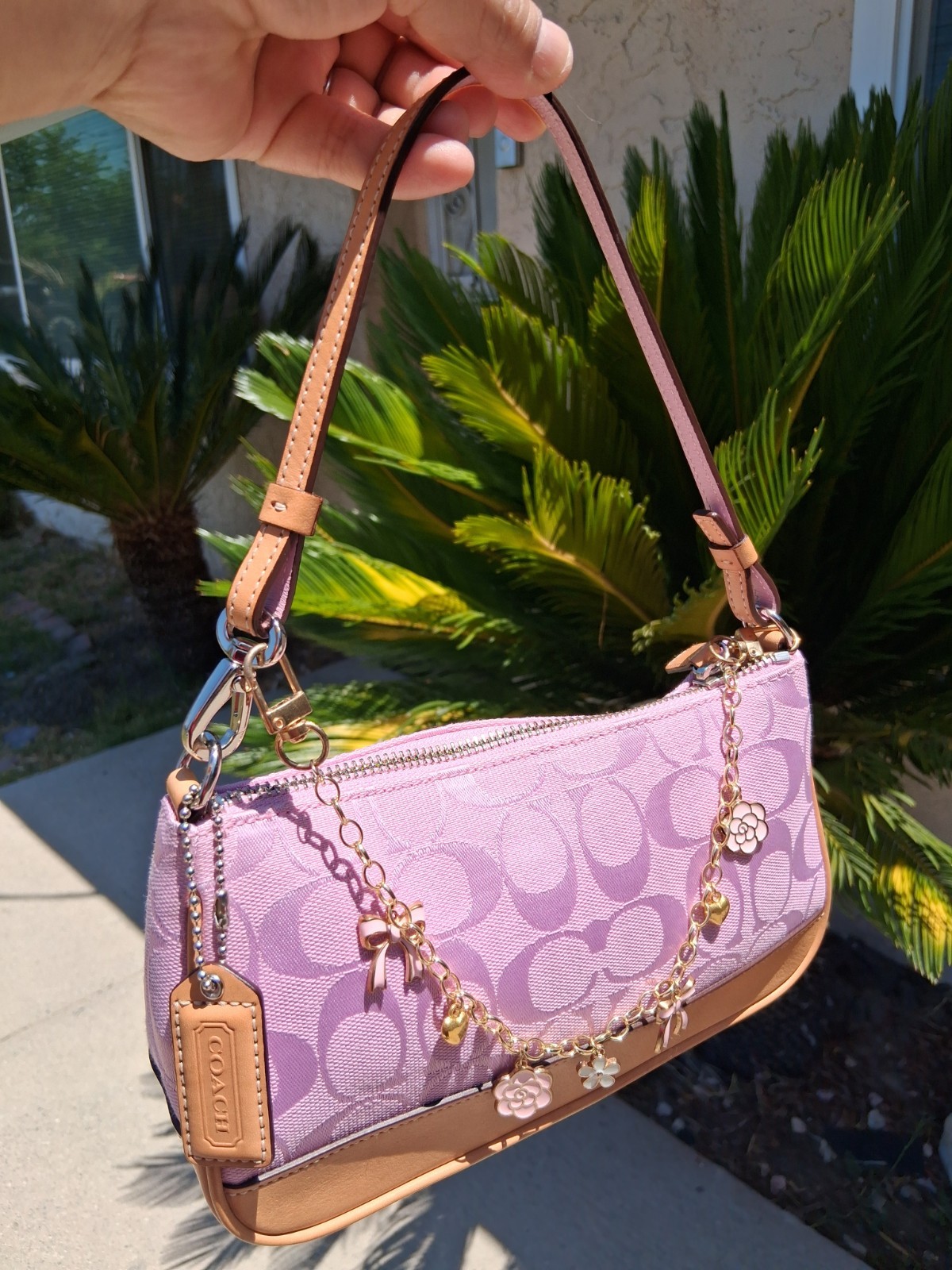 Y2k Coach Pink Demi Shoulder Bag