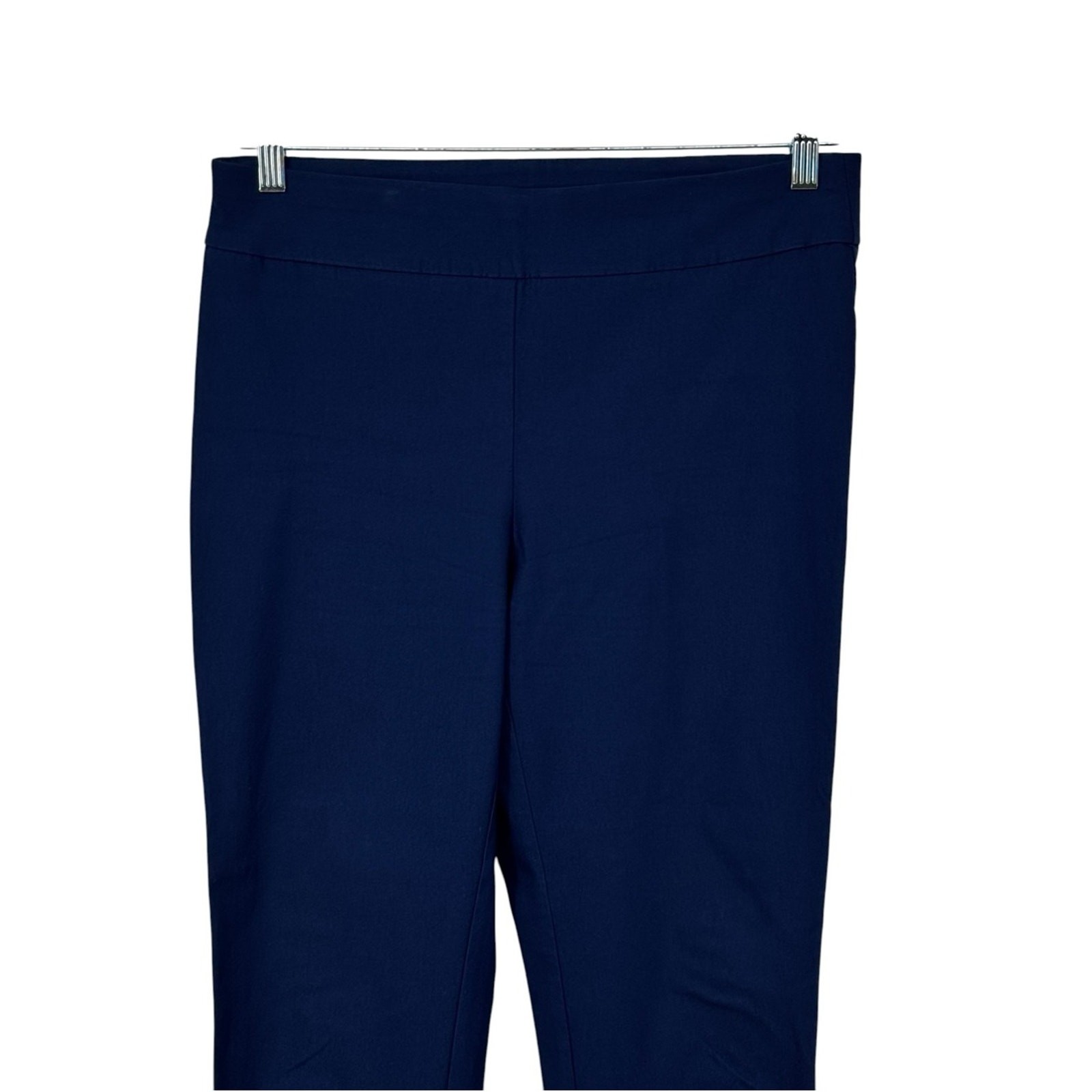 Chico’s 1.5 (Reg 10) Ankle Blue Rayon/Nylon/Span Brigette So Slimming Pants