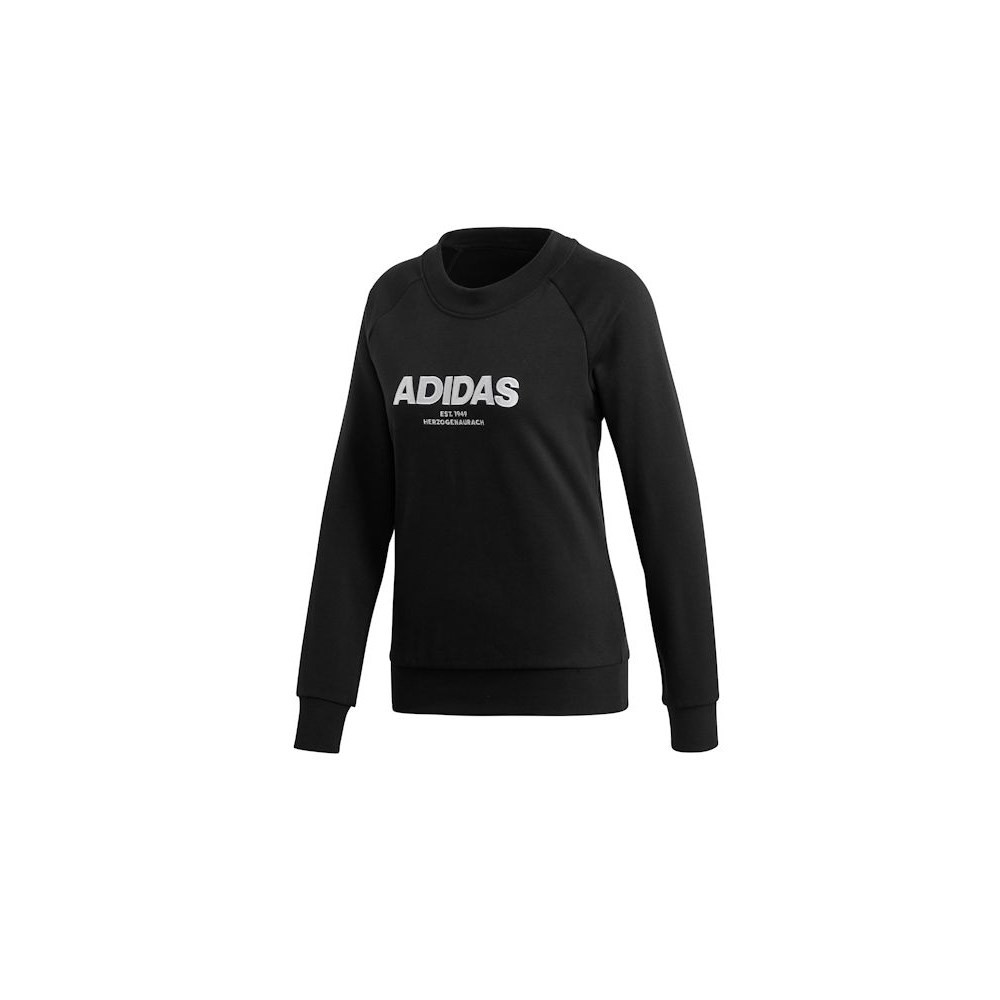 Sweatshirts Universal women Adidas Ess Allcap CZ5690 Black