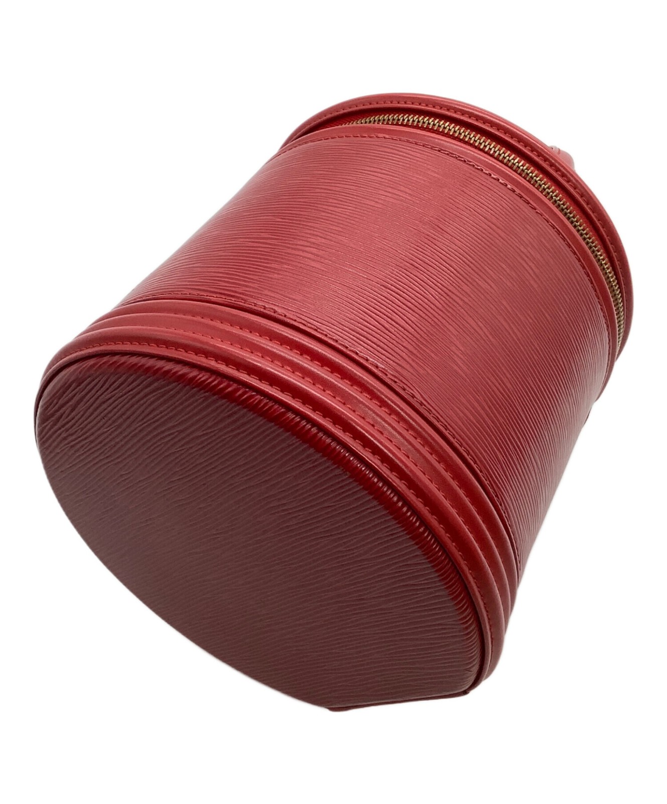 Louis Vuitton Vanity Bag Epi Cannes M48037 Epi Leather Red #TFB5286