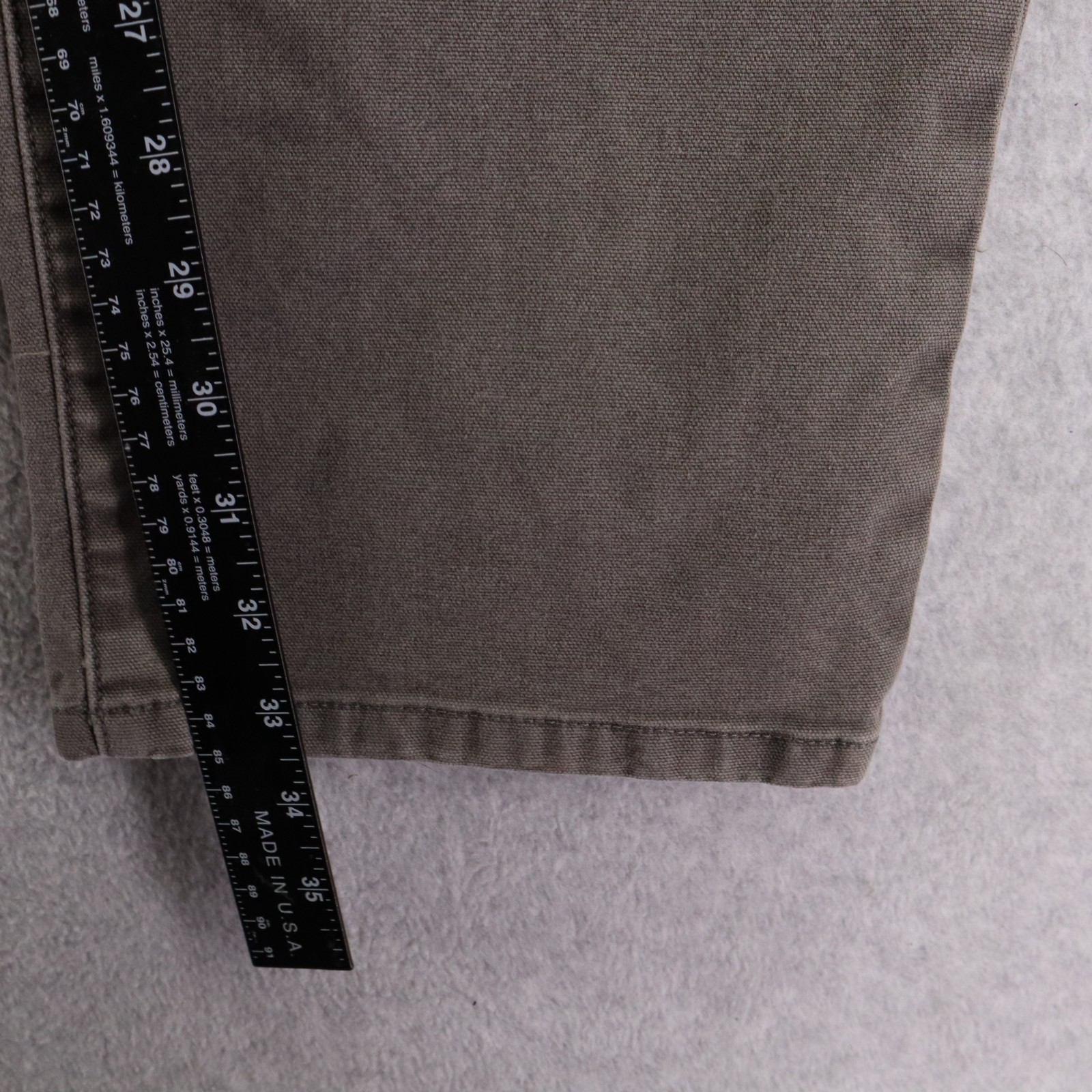 Proof Pants Mens 38×34 Rover Double Knee Work Flex Canvas 5-Pocket Jeans Olive