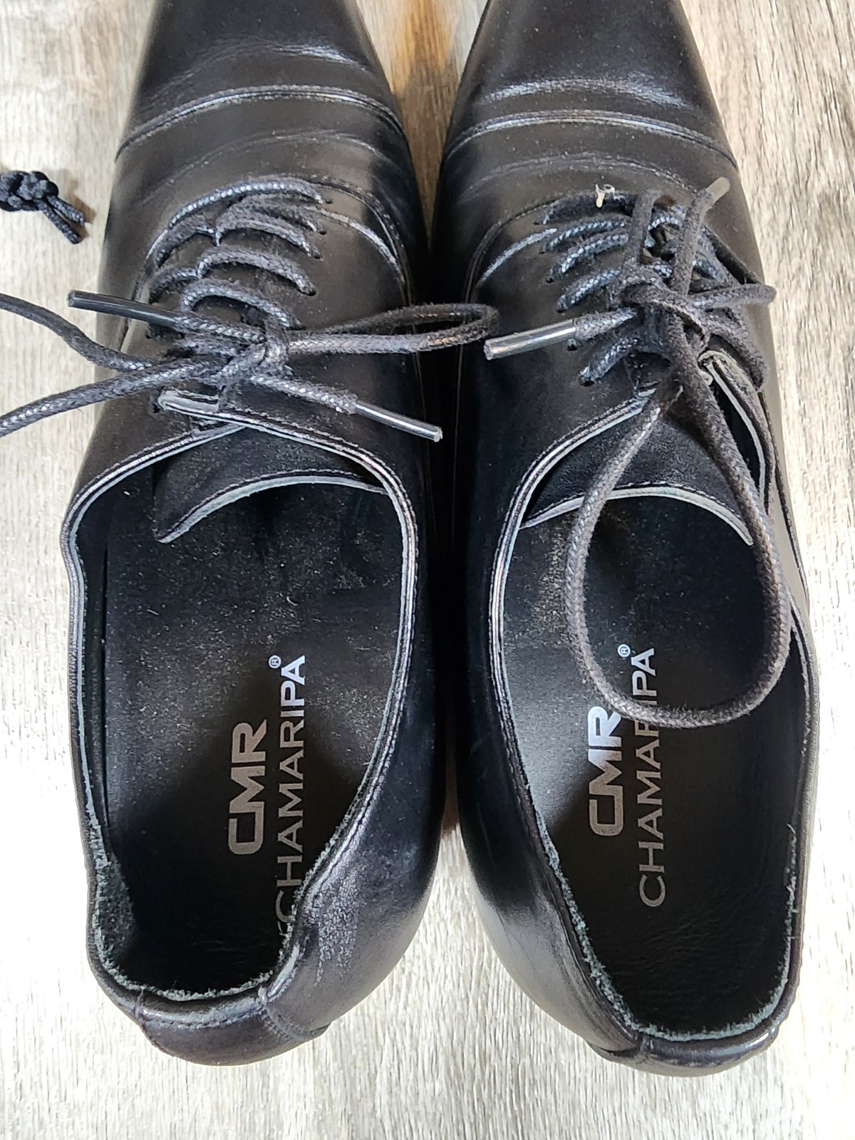 Sz 6 CHAMARIPA Elevator Shoes Men Black Oxford Dress Shoes Increase 10cm/3.9inch