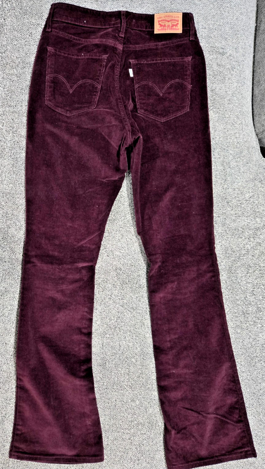 Levi’s – 725 High Rise Corduroy Jeans Women’s 27×27 Burgundy Stretch