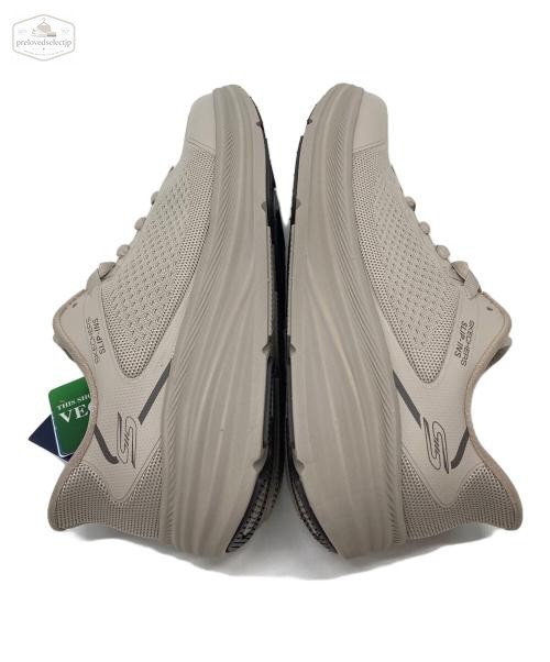 SKECHERS 118431 Men’s Sneakers US 8 (26cm) Beige Synthetic Upper