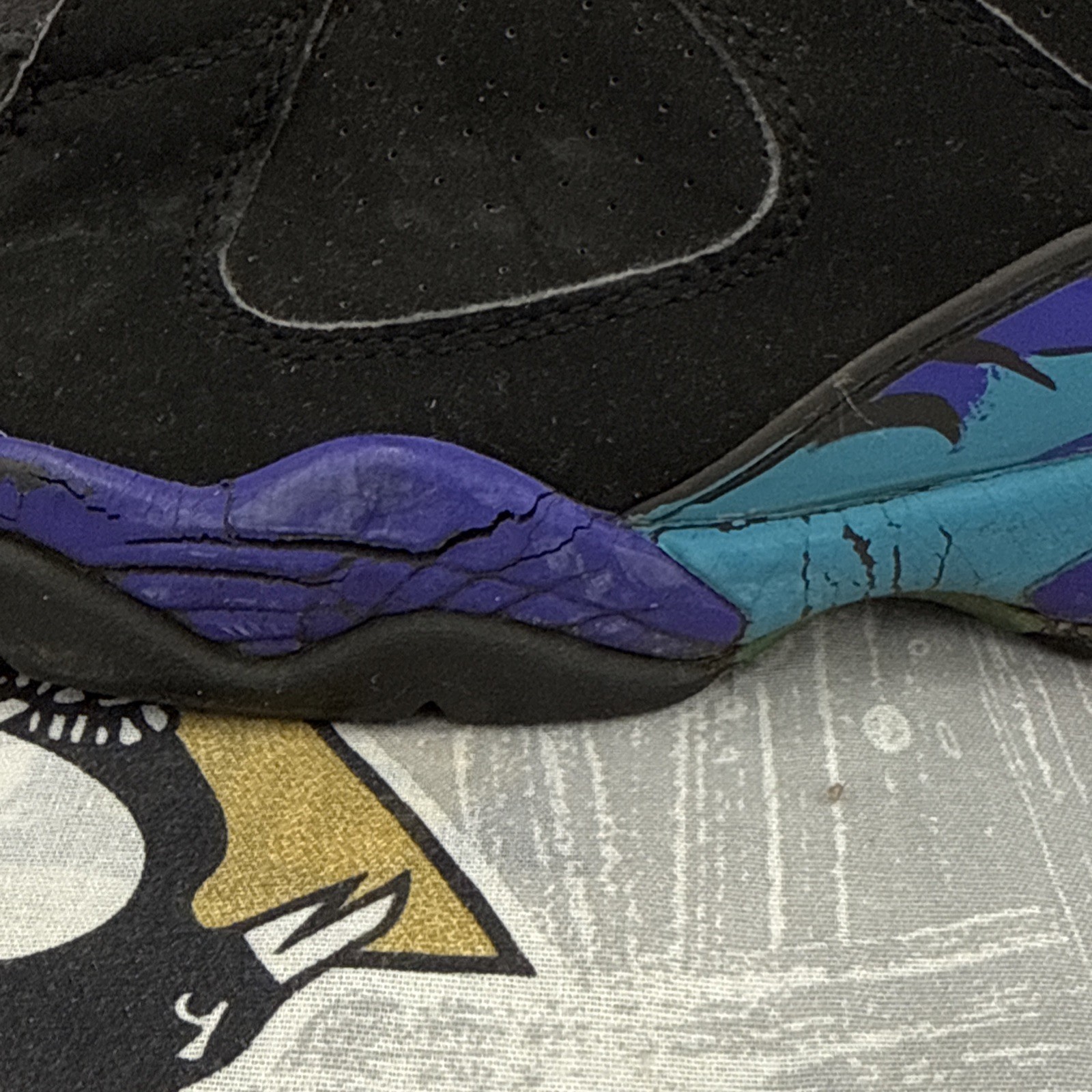 Air Jordan 8 Retro 2007 Aqua Men’s Size 11.5 (305381-041)