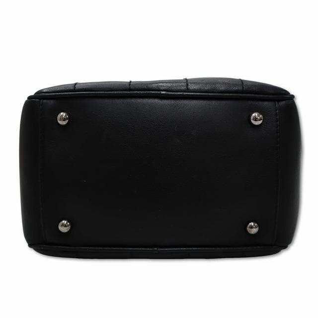Chanel Choco Bar Handbag Leather Black Shoulder Bag Series 7