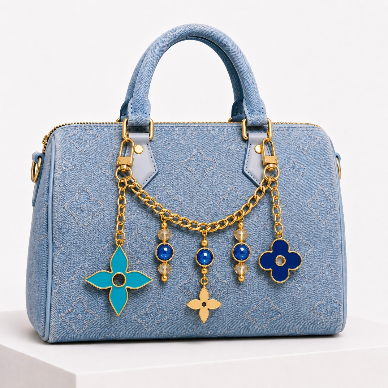 Blue Crush Curated Earrings & Bag Accessory Collection