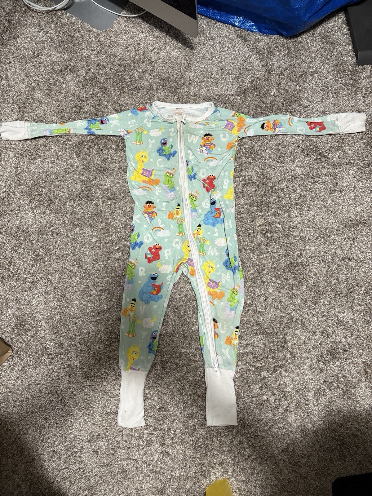 Little Sleepies Sesame Street Zippy Sleepers for 12-18 Months