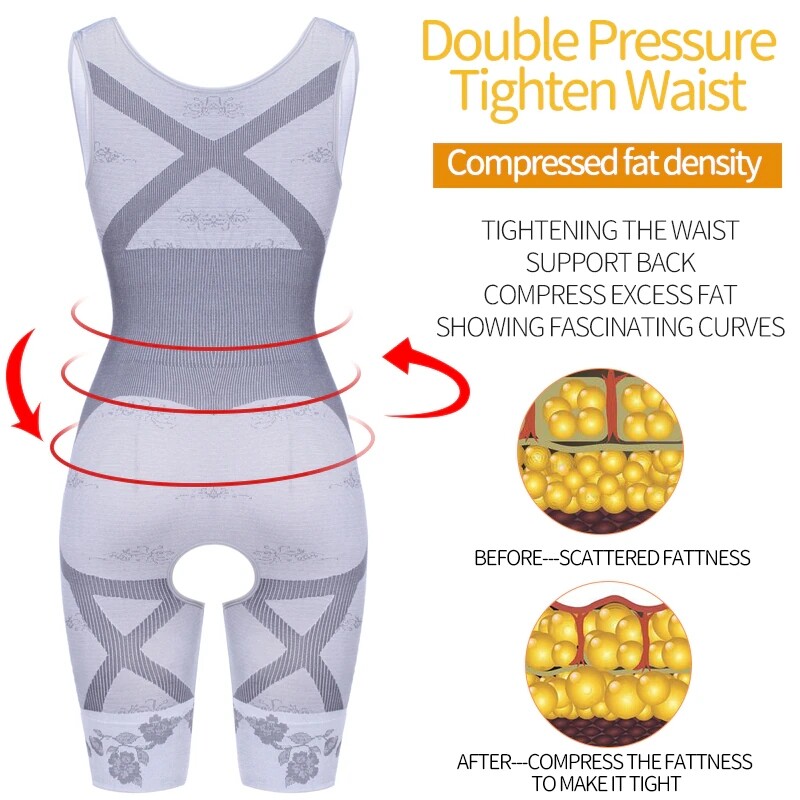 Women Bodysuit Shapewear Post Surgery Tummy Control Slimming Full Body Shaper