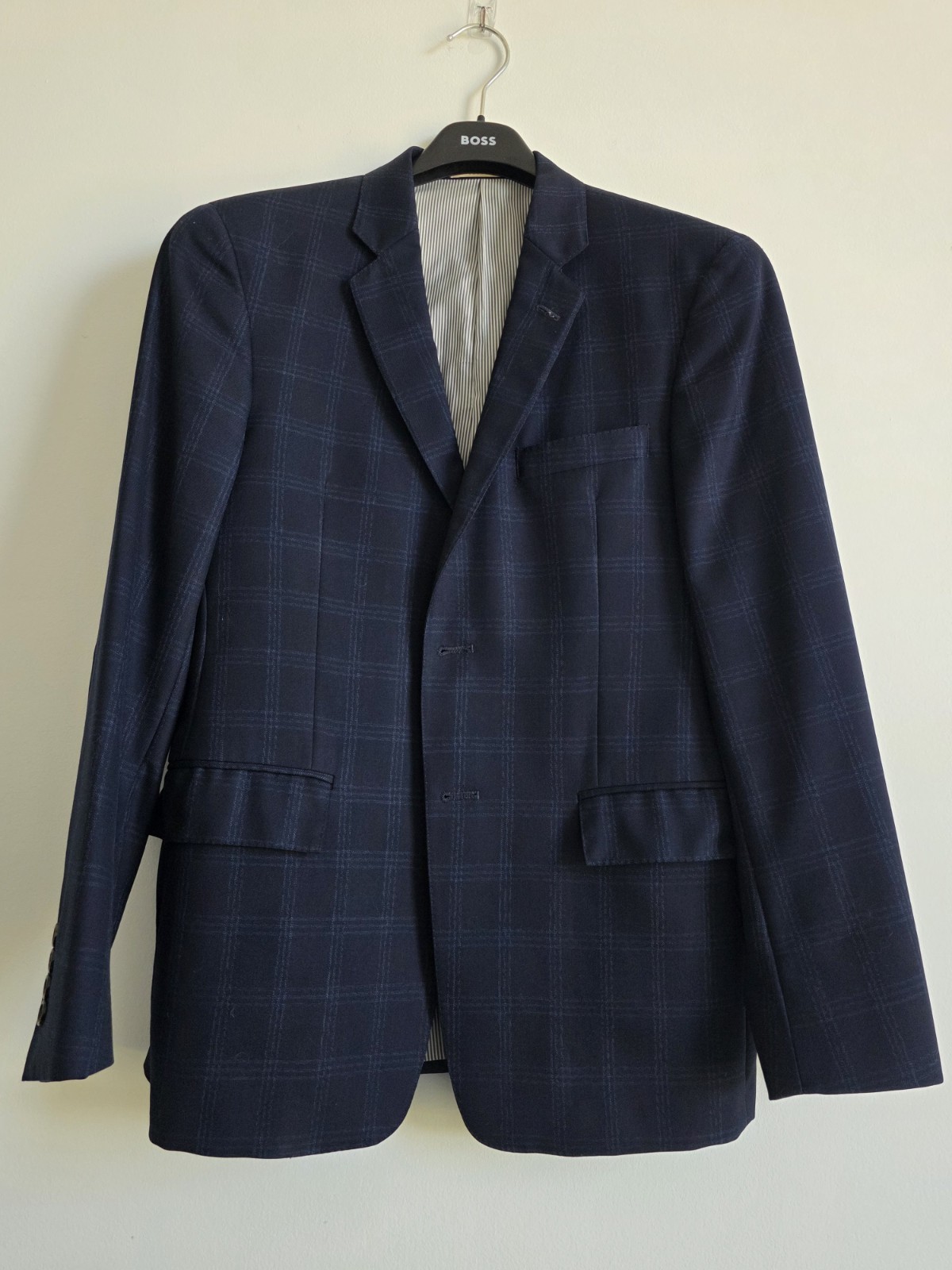 Todd Snyder Gingham Wool Blazer Sport Coat Suit Jacket Mens 38R Mayfair Fit Blue