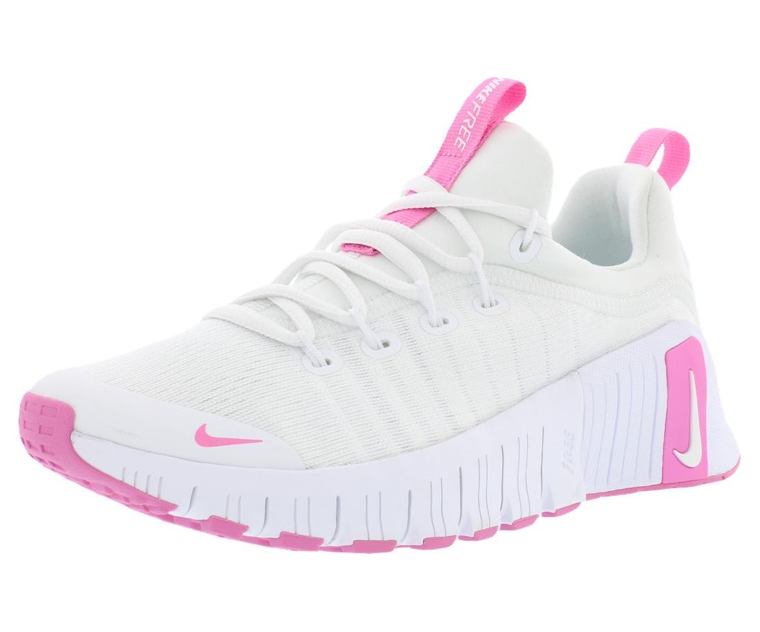 Nike Free Metcon 6 Womens Shoes Size 11, Color: White/Playful Pink
