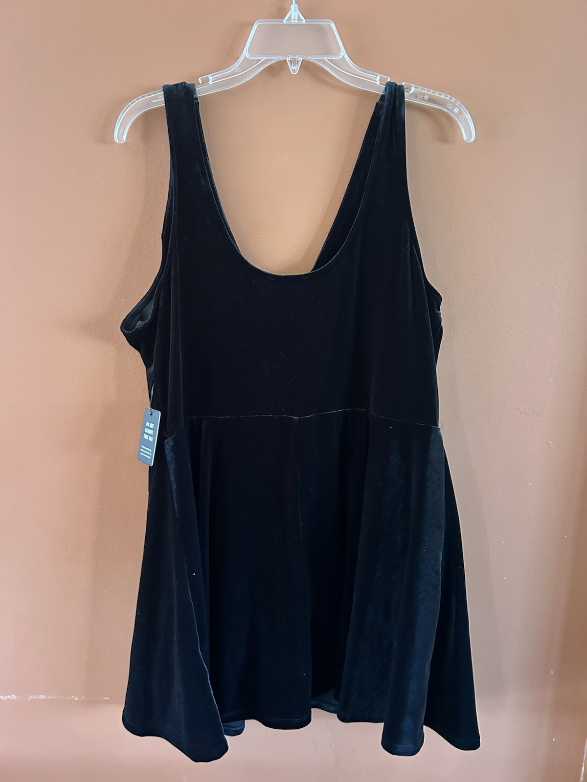 NWT Express Black Mini Skater Romper Dress Built-In Shorts Women’s XL