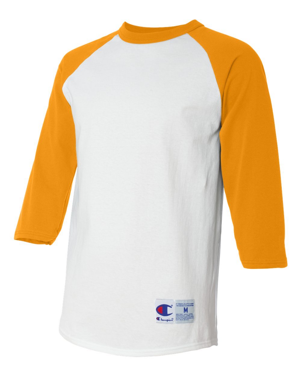 Champion Men’s Adult Raglan Baseball T-Shirt 3/4 sleeves T-137