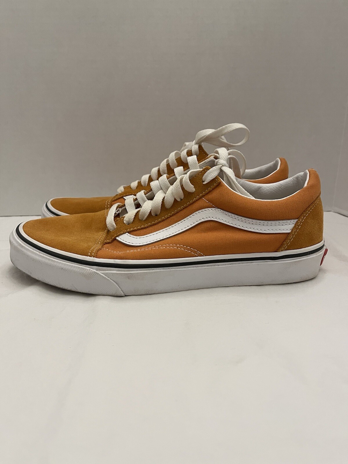 Vans Old Skool Suede Desert Orange Skate Sneakers Size 8.5 Men 10 Women
