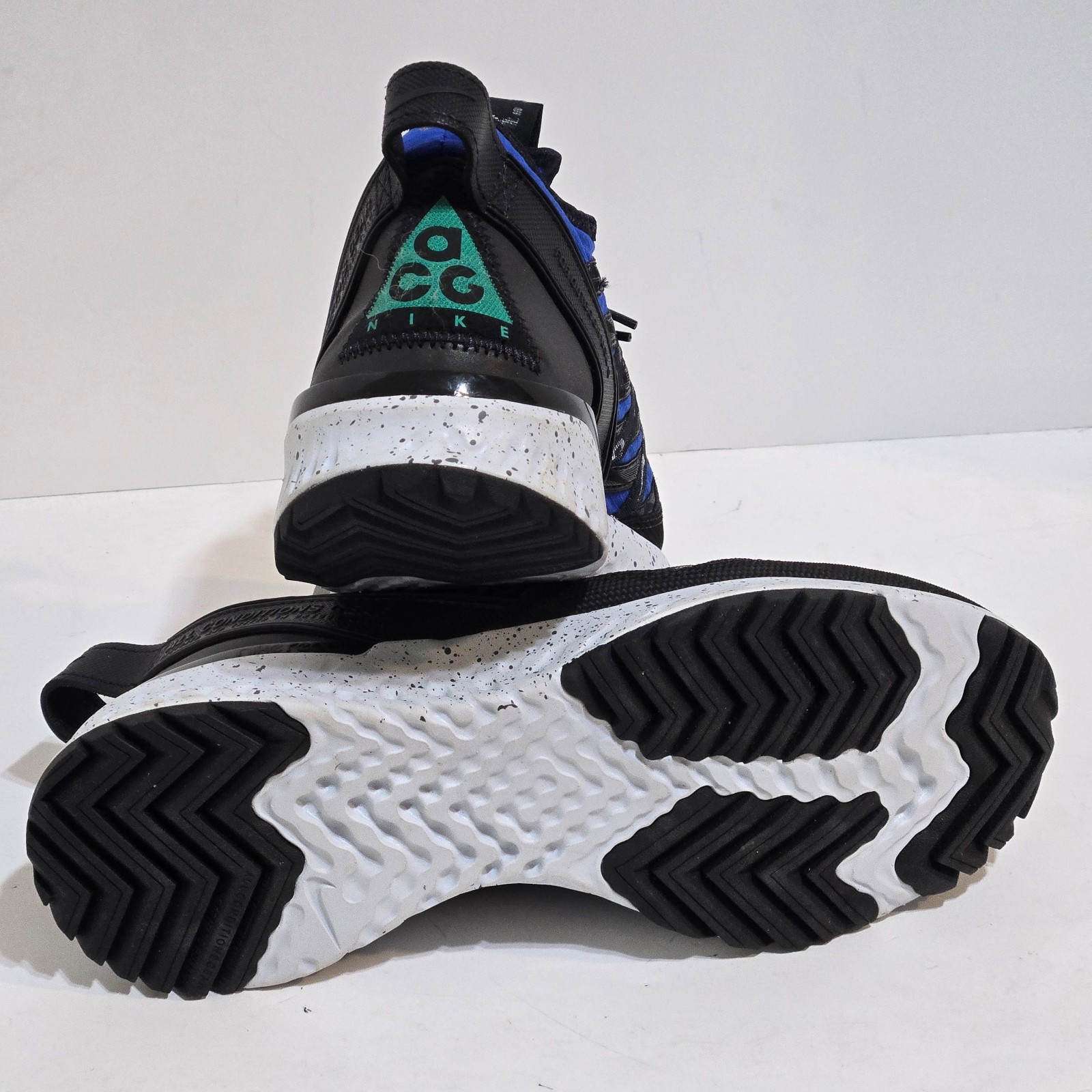 Nike ACG React Gobe Big Kids 8/38.5 BV6344 400 Hyper Royal Green Black Abyss NEW