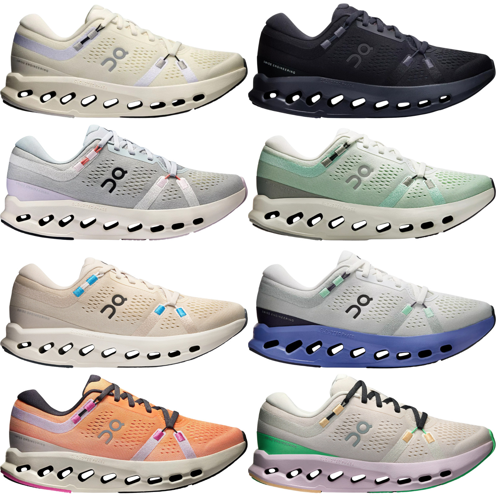 On Cloudsurfer 2 Women Running Shoe US Size 6-11 New Colors New in Box Athletic