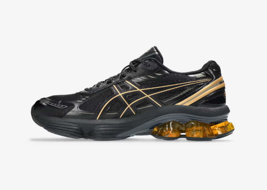 ASICS® GEL-Kinetic Fluent Black Gold 1203A591-001 Men’s Size 7.5-13 Running