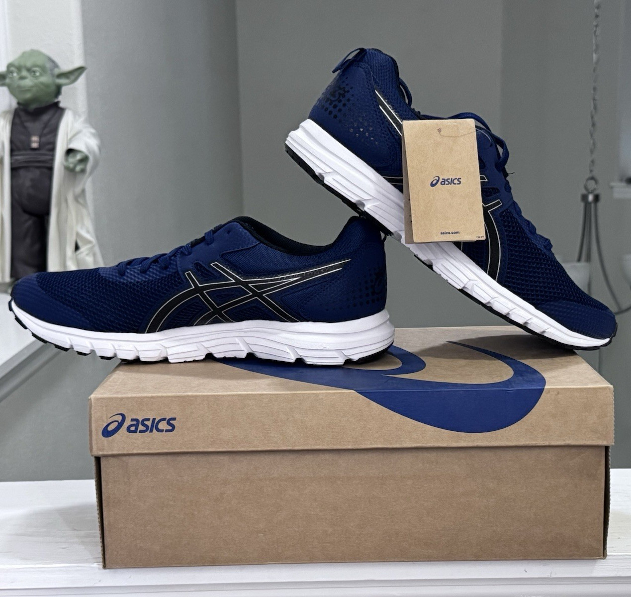 ASICS Gel-33 Run Blue Expanse Black Running Men’s 11 Shoes 1011B438-402