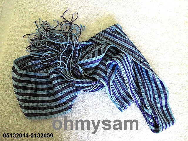 CLOSEOUT 4+1+1 NEW MULTI COLOR SCARF HEADBAND BELT 60″ L+10″ FRINGE +3 3/4″ STRI