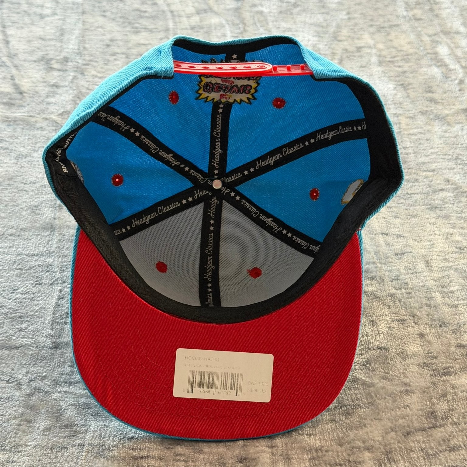 Nostalgia Co Beavis and Butt-Head Snapback Hat Men’s One Size Blue MTV