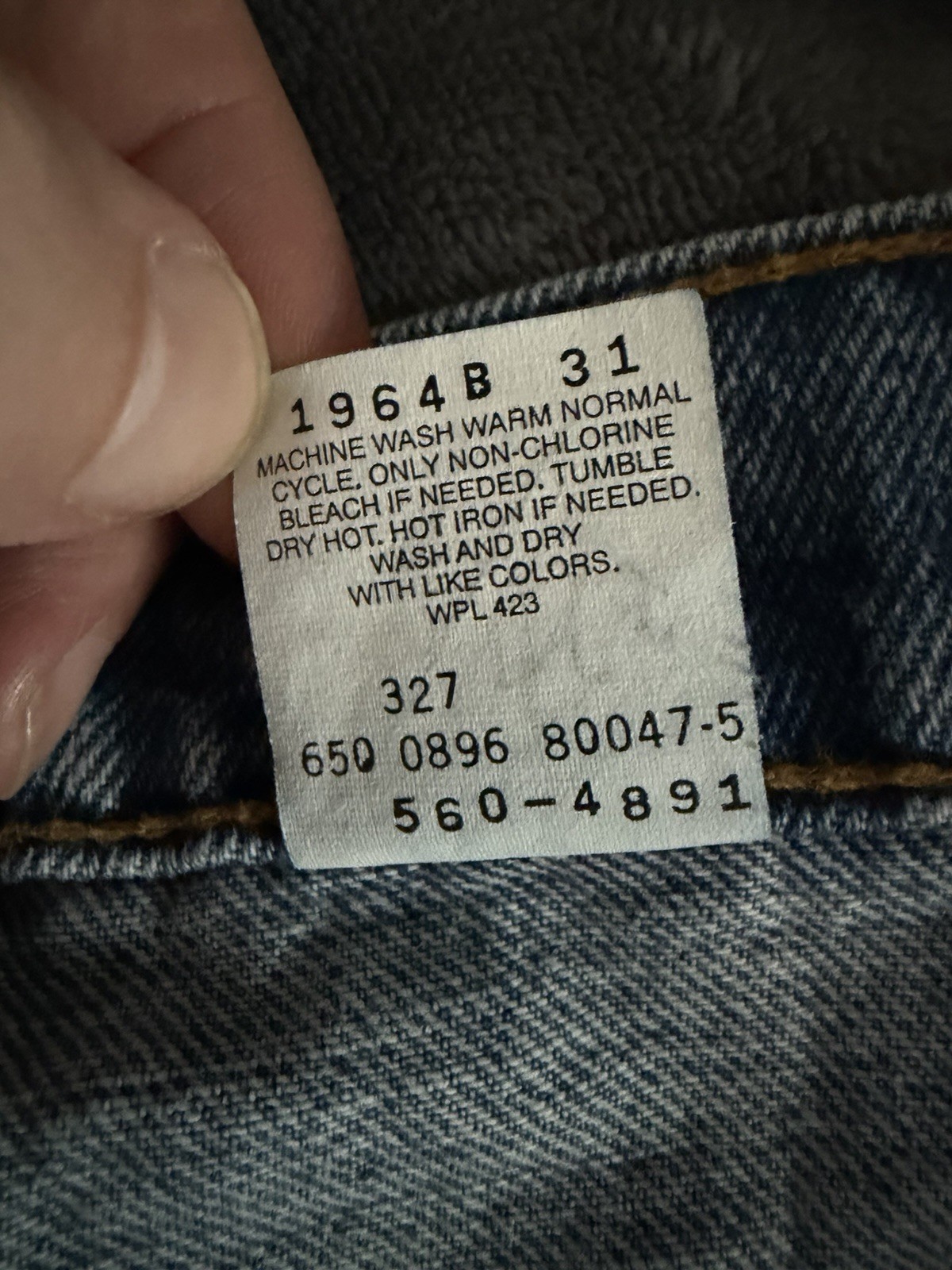 Vintage 1996 Levi’s 560 Loose Fit Tapered Leg Jeans USA Made 40×34 100% Cotton