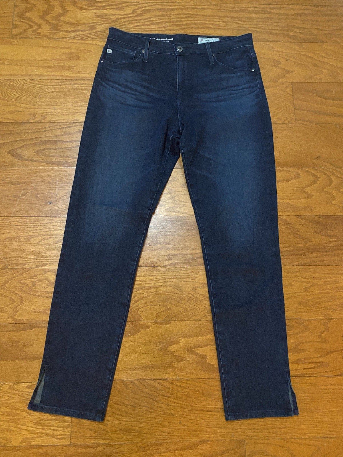 AG Adriano Goldschmied Anthropologie The Stevie Slim Straight Jeans Size 31R