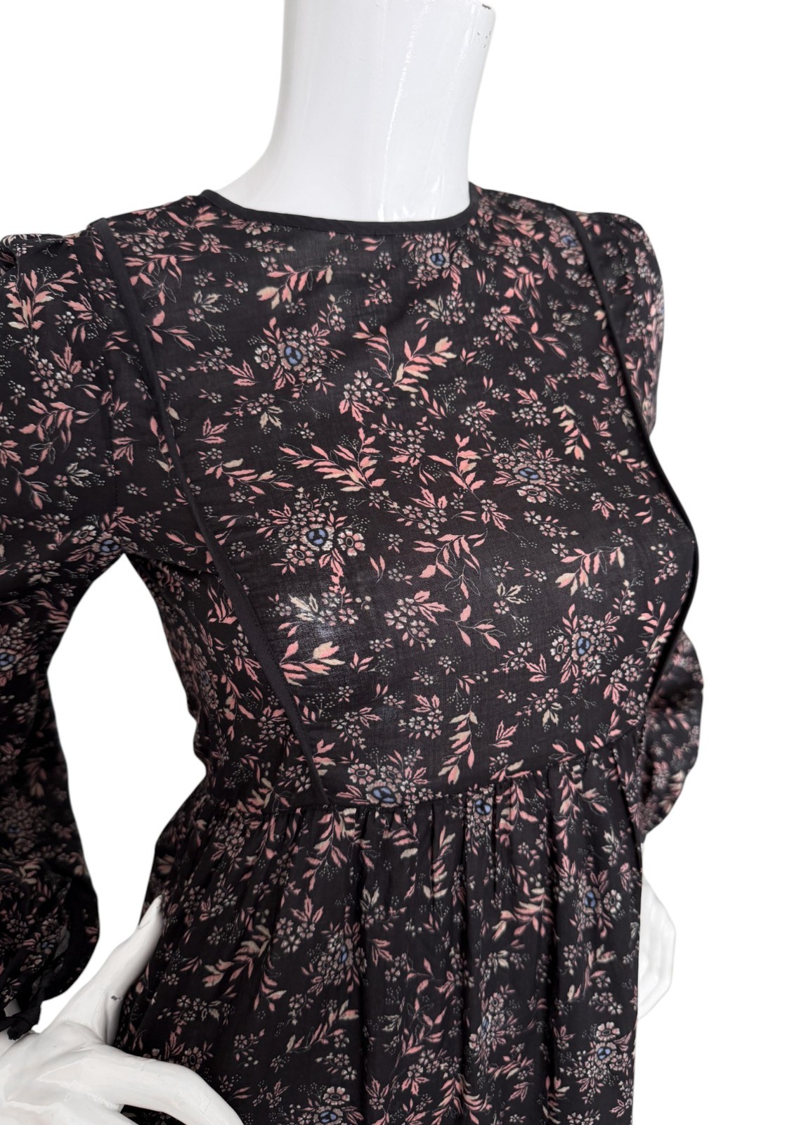 Christy Dawn Tallulah Tie-Back Midi Dress Wildblooms Floral Size XS