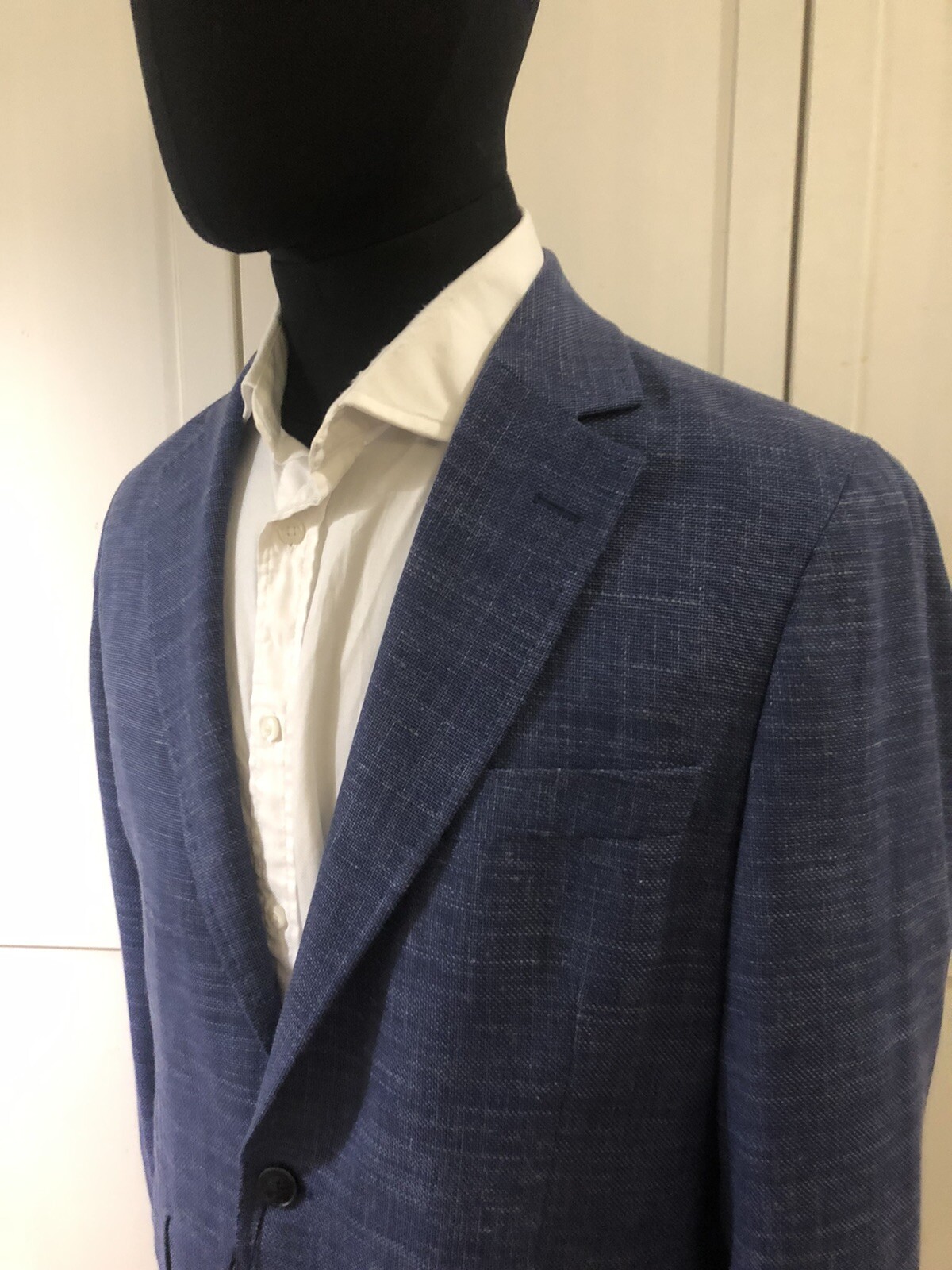 Hackett Navy Hopsack Summer Jacket Brand New With Tags RRP £650 – Size 40″