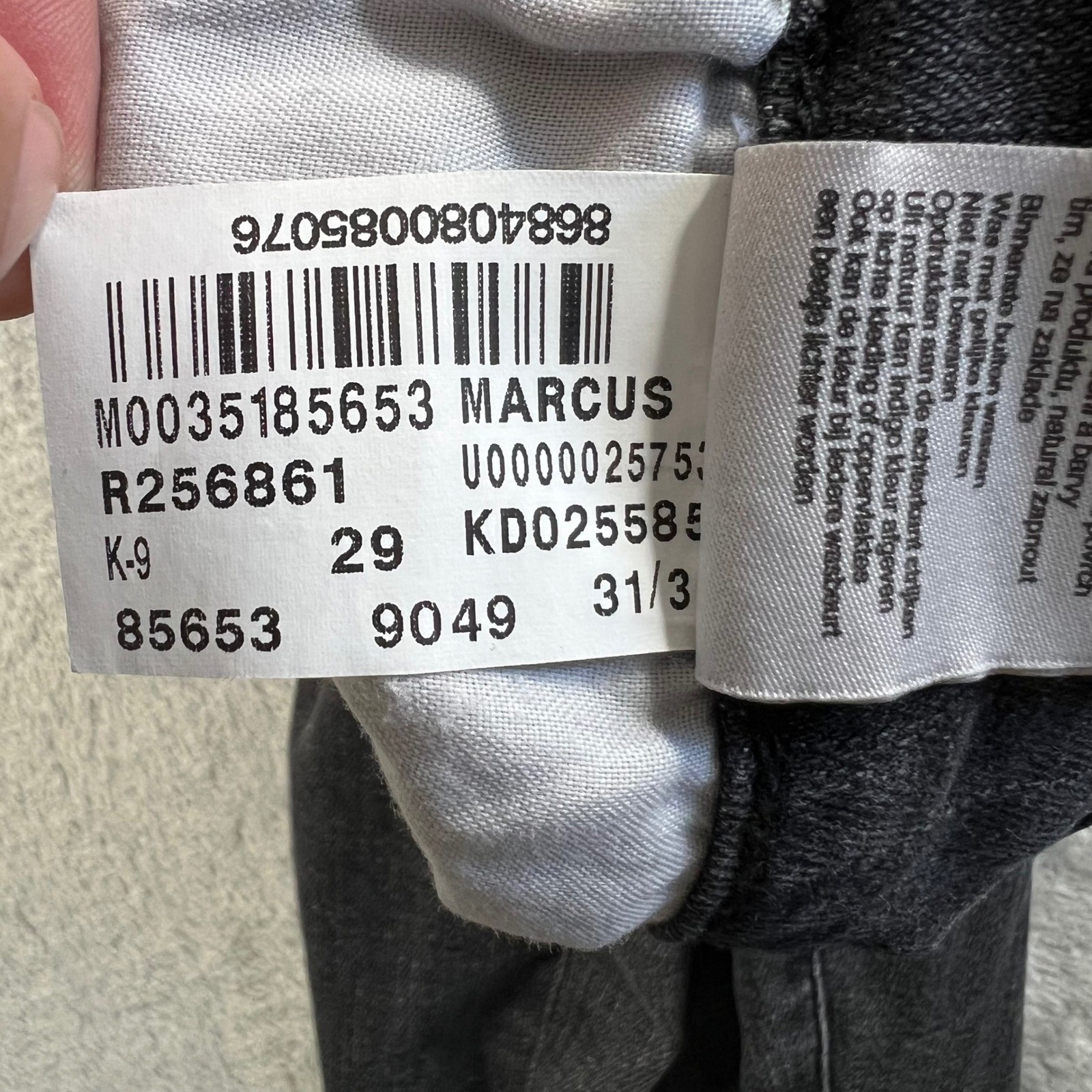 MAVI Marcus Slim Straight Leg Jeans Mens 31×32 Dark Gray Excellent Stretch Denim