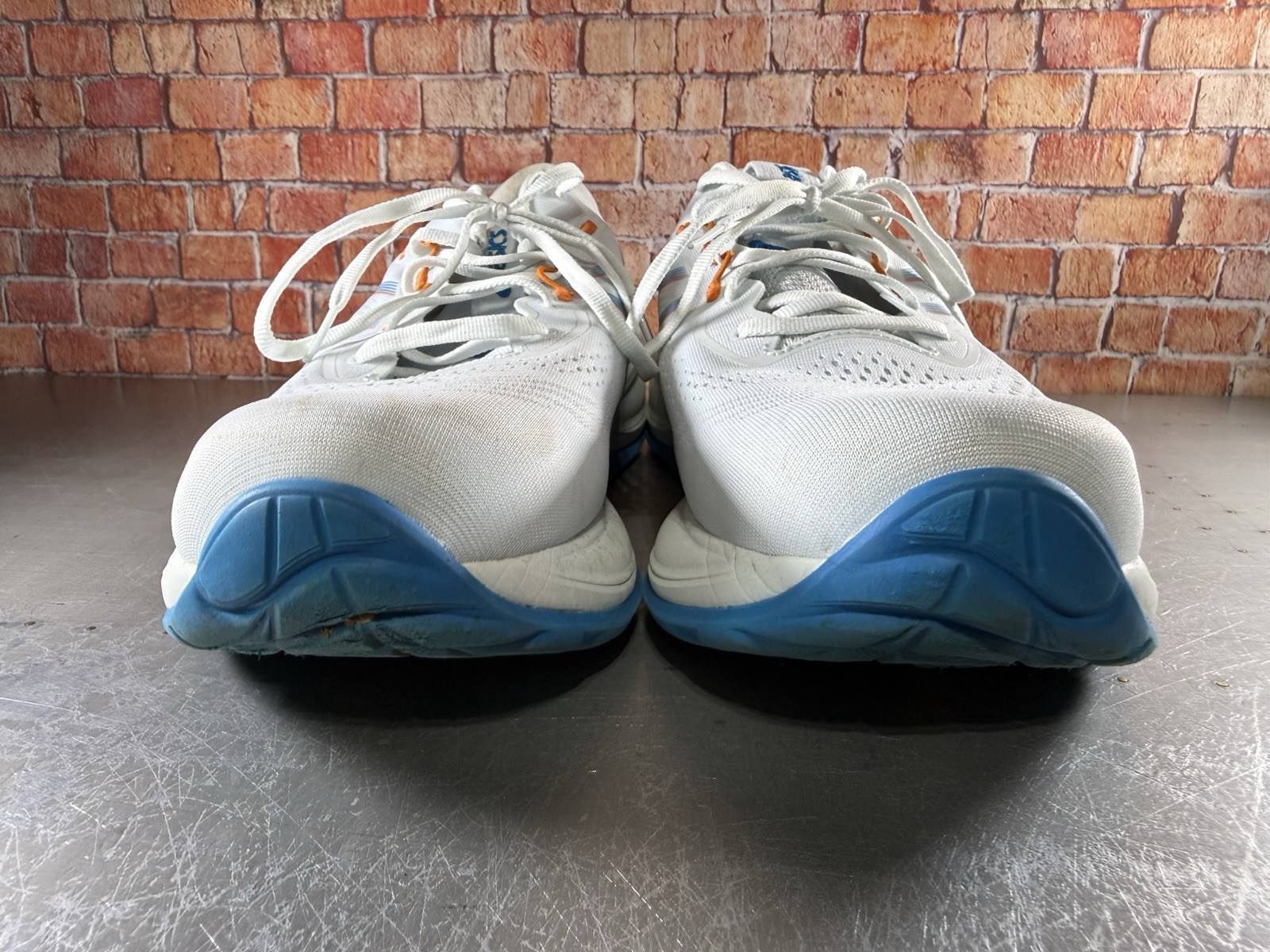Asics Gel-Cumulus 28 Mens Size 14 Wide White Blue Athletic Running Shoes ⚡️