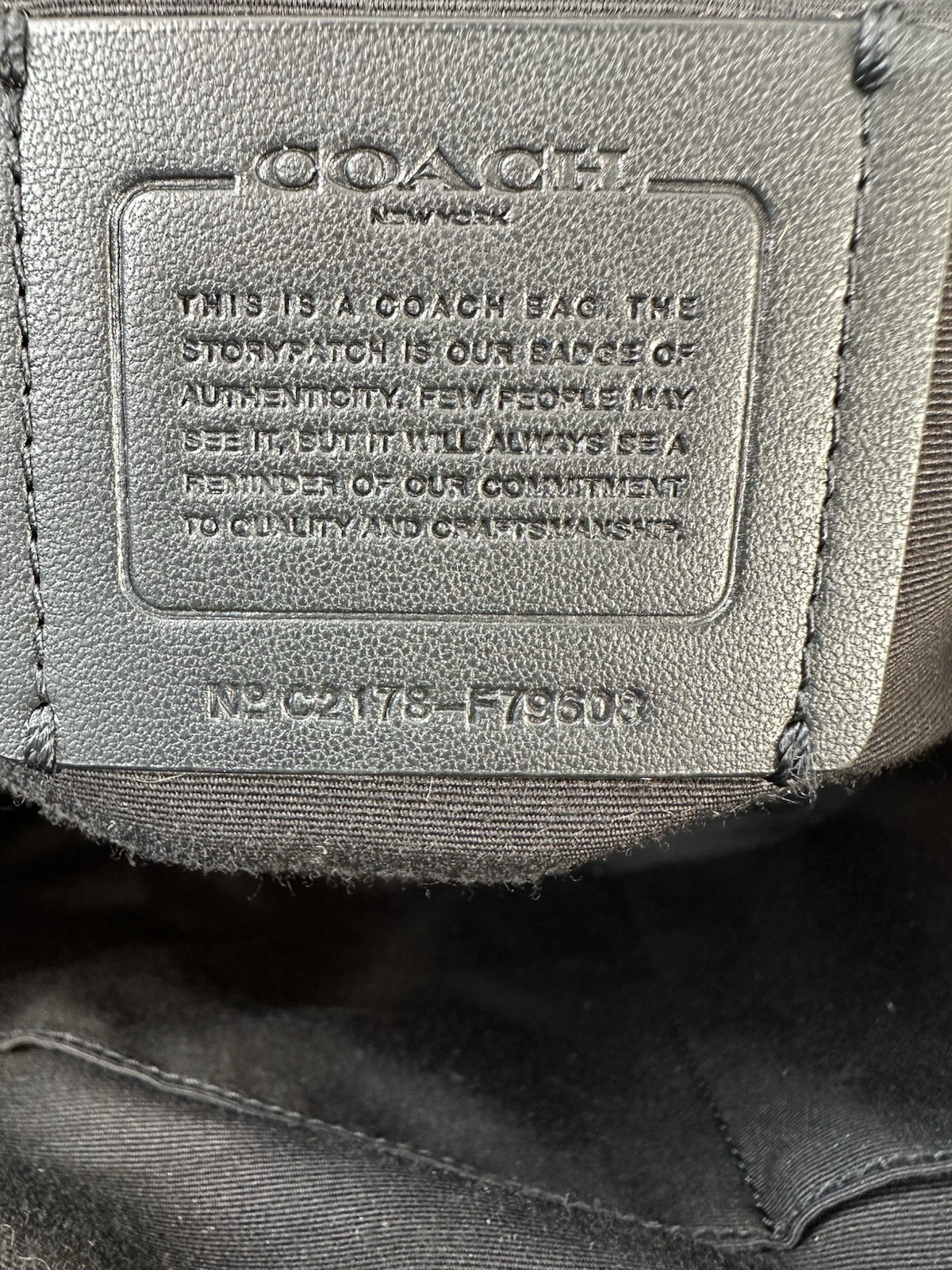 Coach Gallery Tote (F79608) Black Cross Grain Leather Bag – EUC!