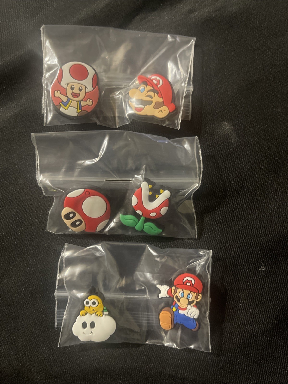😍 6-pcs Shoe Charms Plugs Compatible Crocs Super Mario As Pictured😍