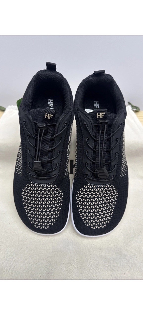 NWT Hike Footwear Stride Black Barefoot Sneaker Unisex Size EU41 W10-10.5 M8-8.5