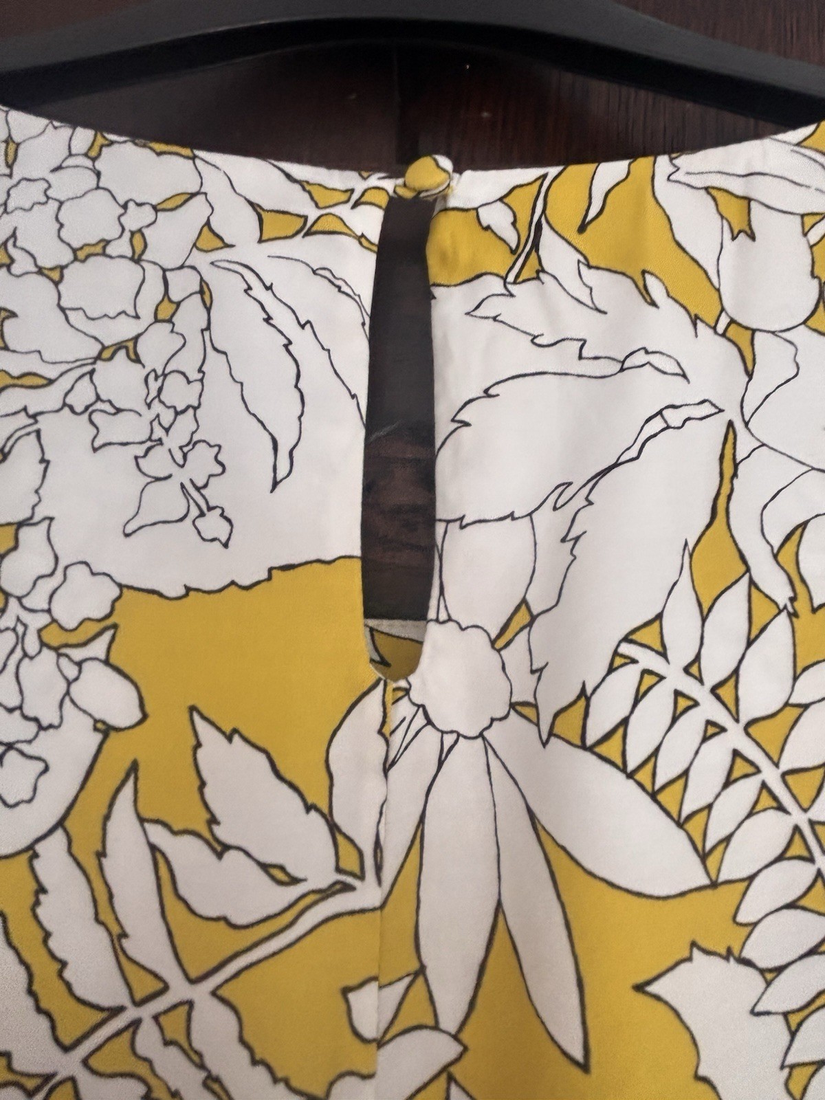 Boden silk blend top. 16. Yellow & white floral.