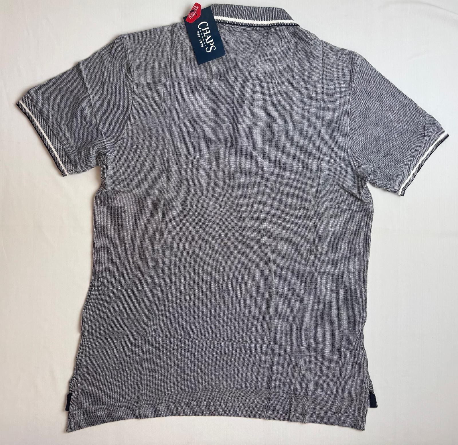CHAPS Natural Stretch Light Polo Men`s Shirt. BLUE DEPTHS. Choose Your Size. NWT