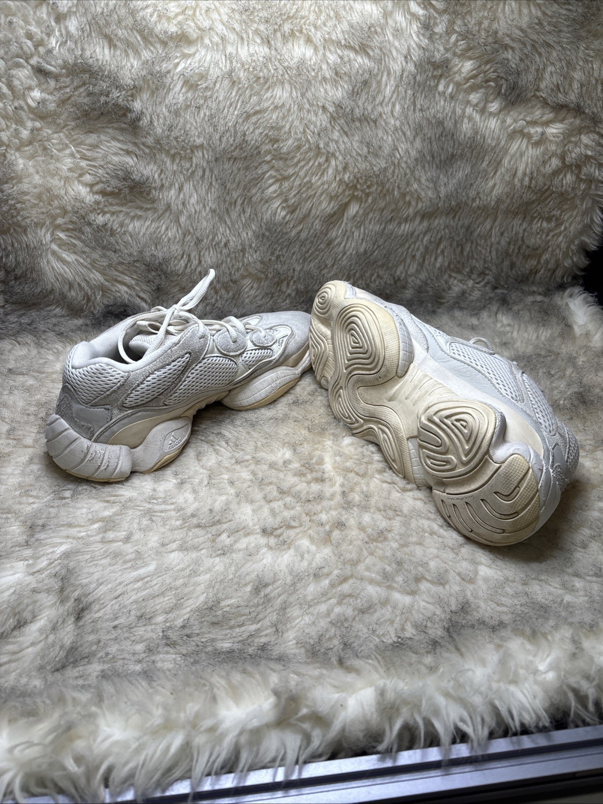 Size 11 adidas Yeezy 500 Stone Salt Mens Gray Athletic Sneakers 2019 ART FV3573