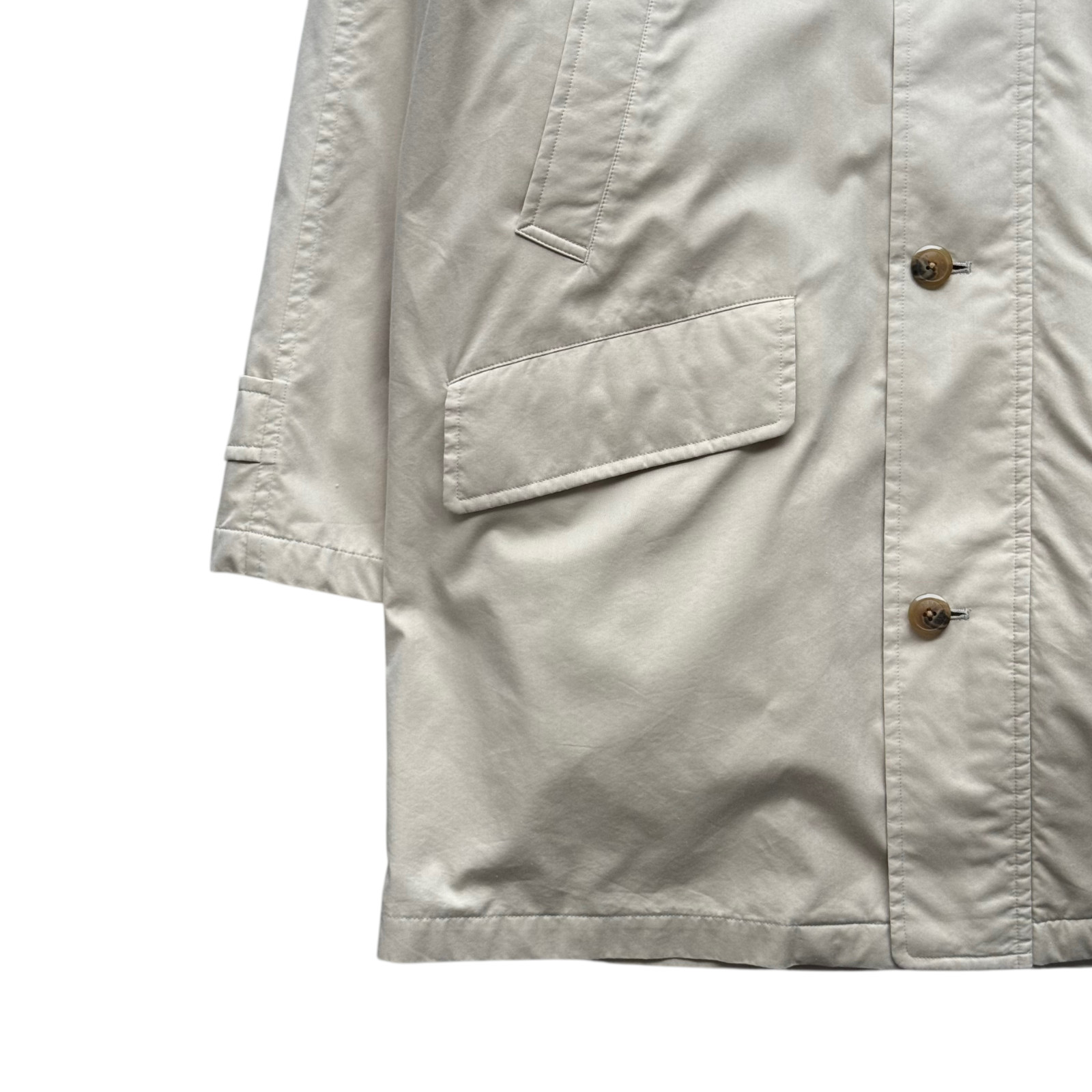 BURBERRY LONDON 3-Way Down Coat – Nova Check Liner – Beige – Size M