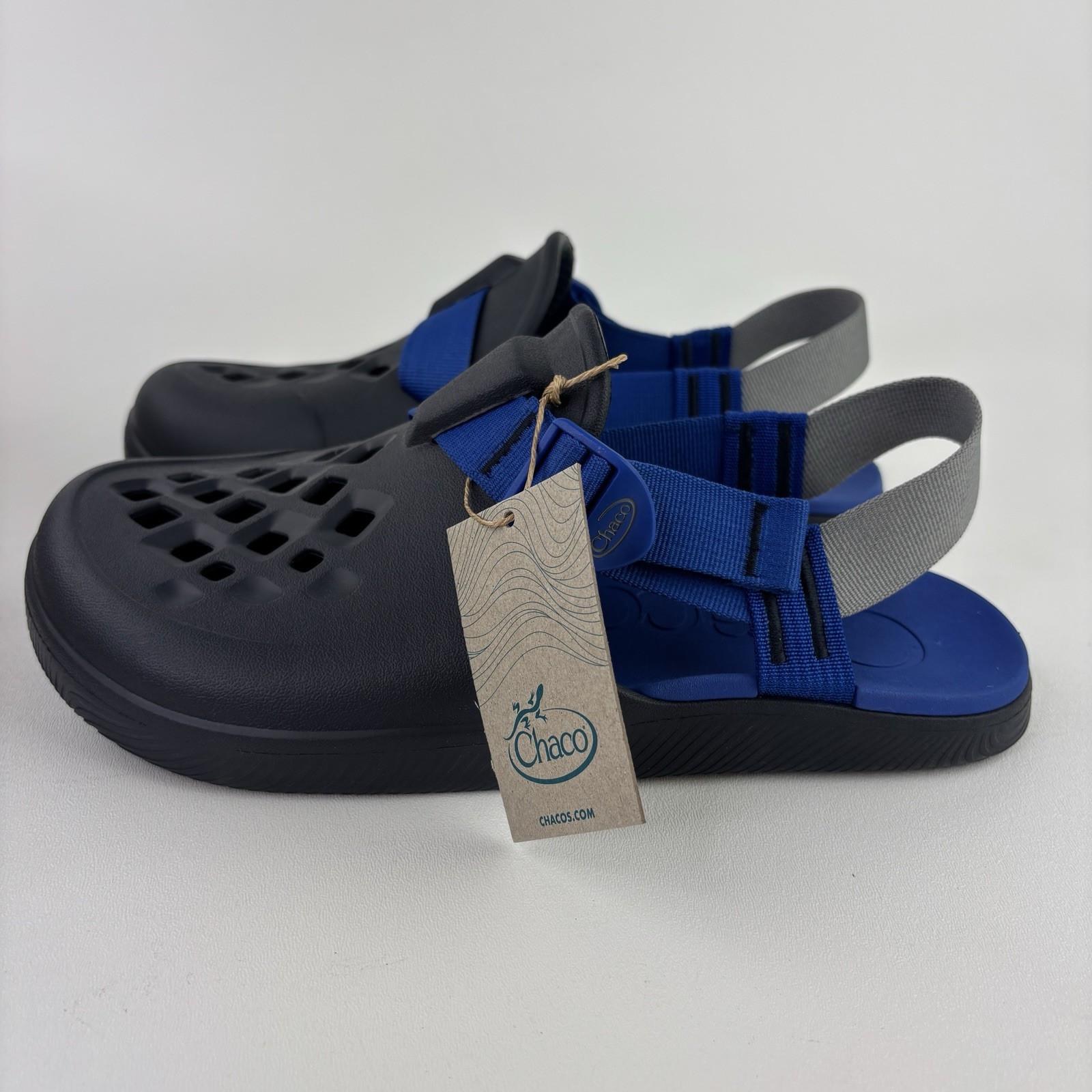 Chaco Mens Sz 10 Chillos Clog Comfort Sandal Navy Marine JC108461 NEW in Box