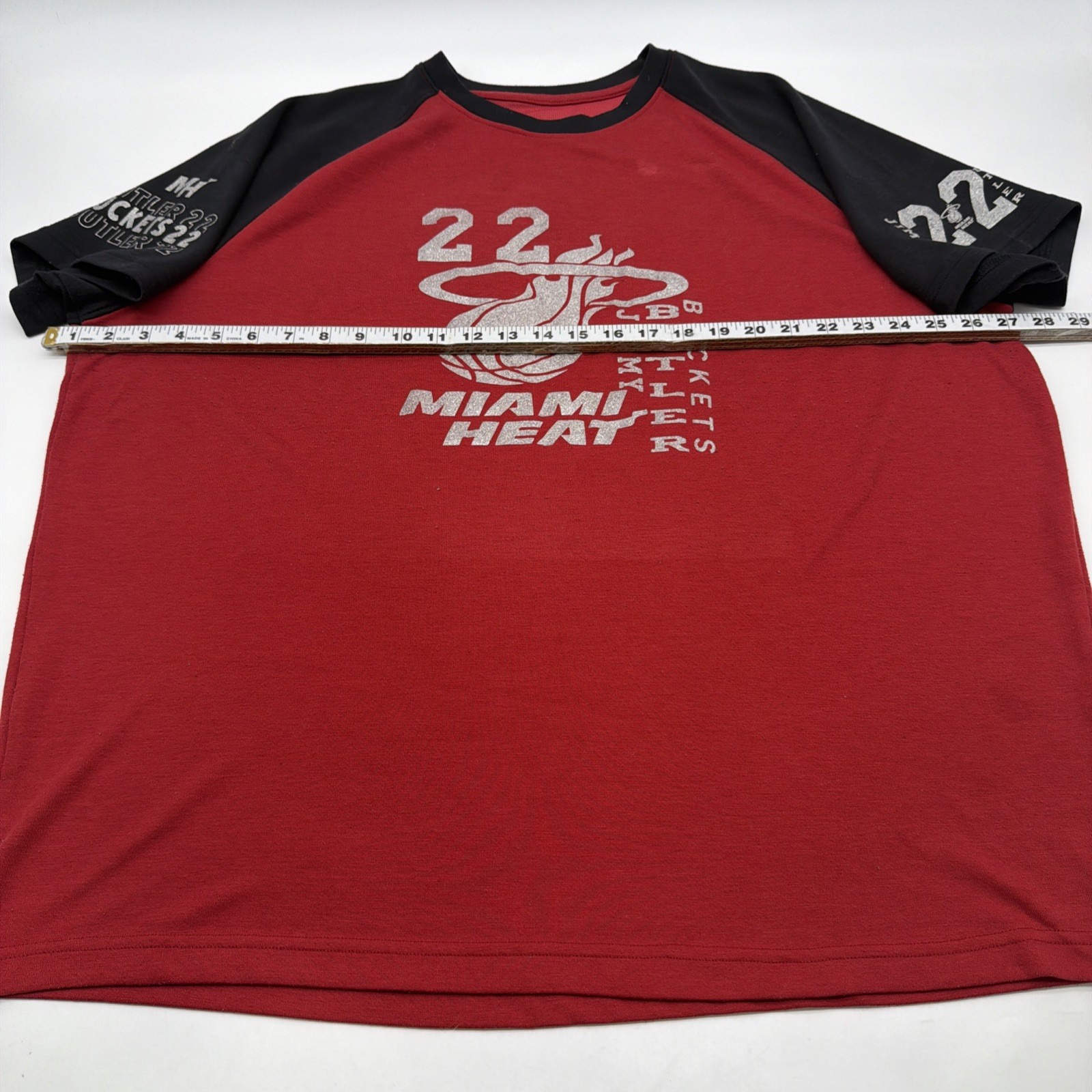 Miami Heat George T-shirt Men 2XL Graphic Glitter Buckets Butler 22.#42130